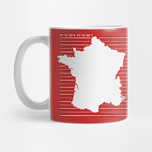 Nice City Map Mug